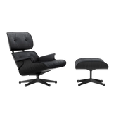 Iconic Design Charles Eames Lounge Chair & Ottoman – Ebony Ash Wood Itealian Leather - Interior Furnishes